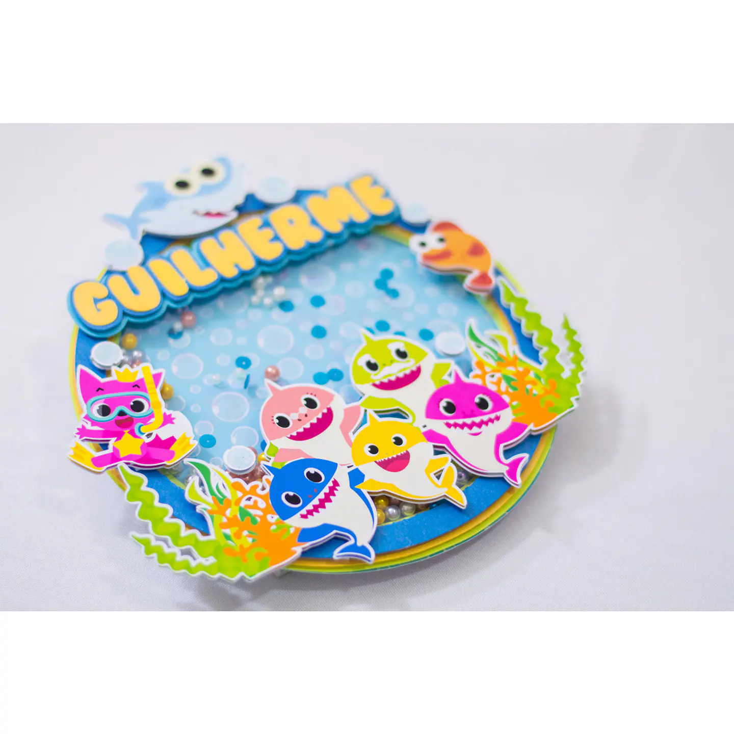 Baby Shark- Topo de Bolo  1
