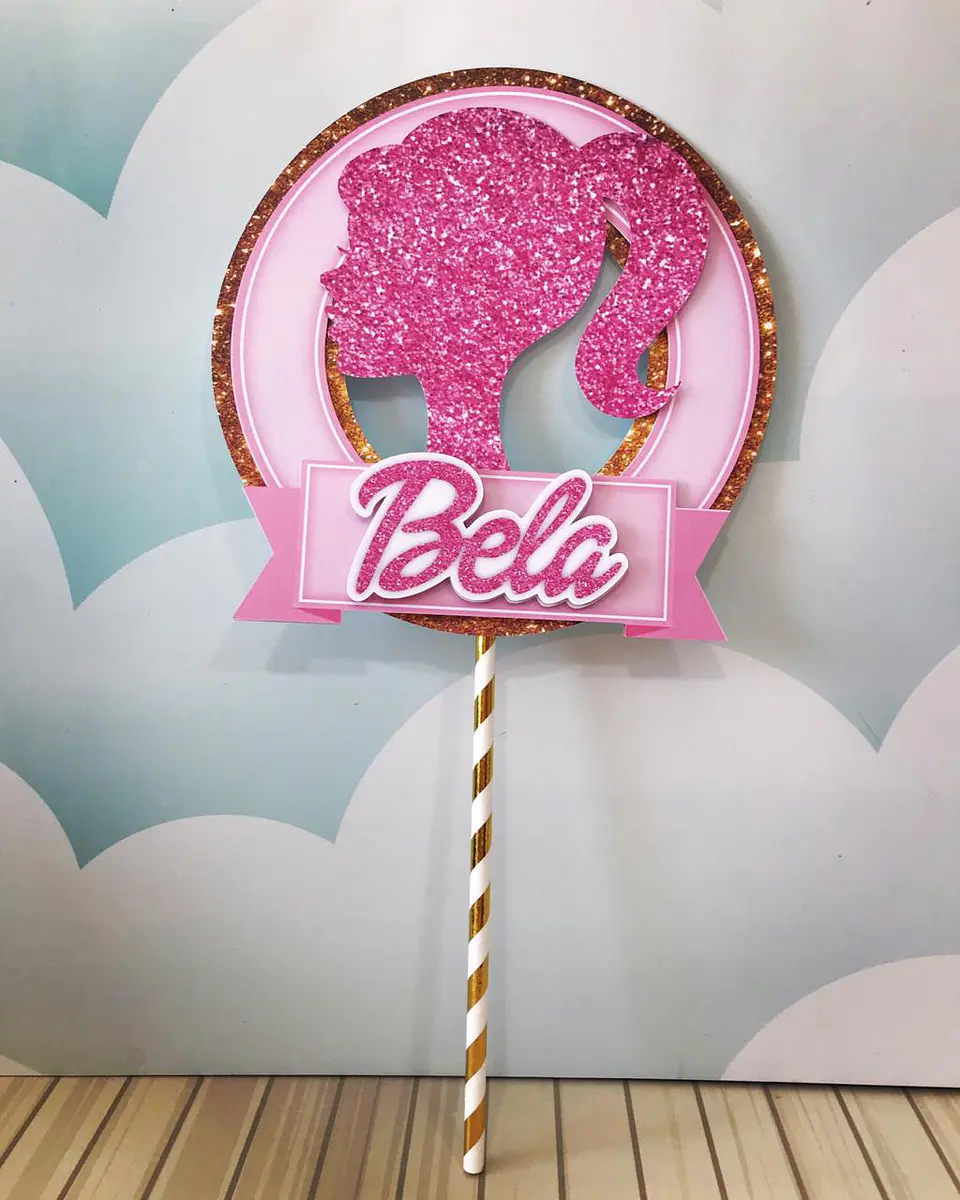 Barbie- Topo de Bolo 1