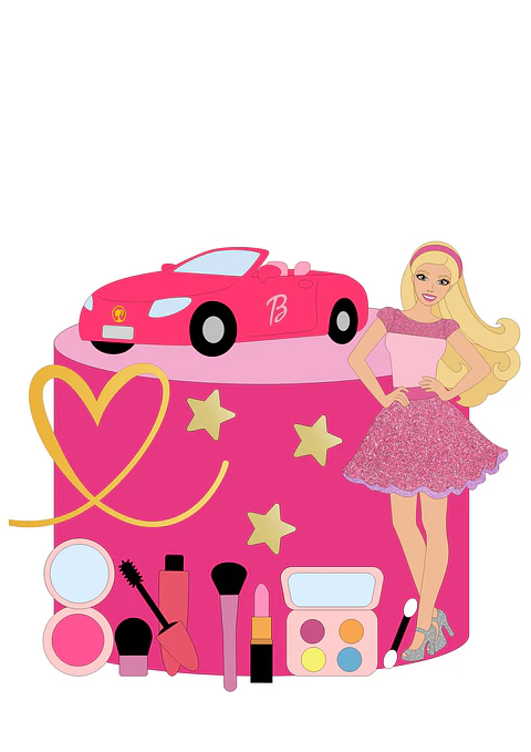 Barbie- Topo de Bolo 