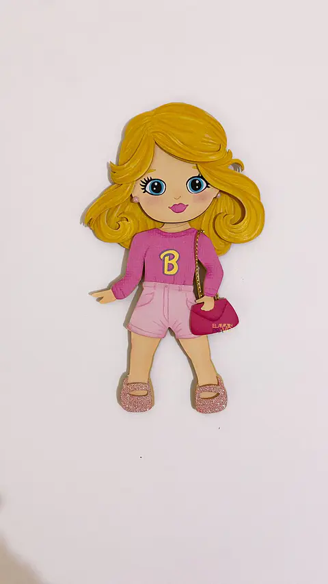 Barbie- Topo de Bolo  