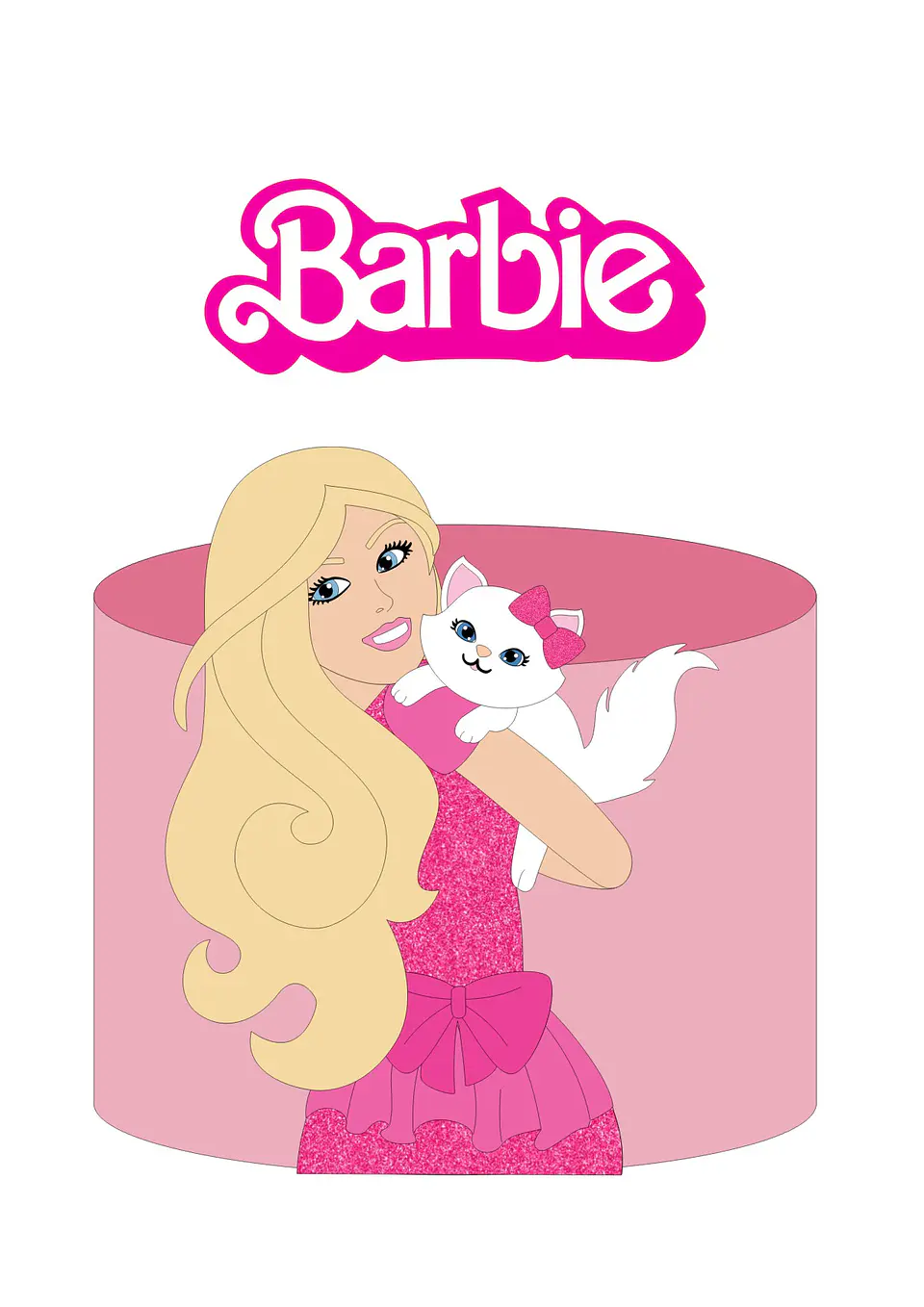Barbie- Topo de Bolo   1