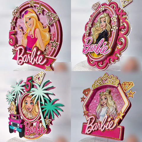 Barbie- Topo de Bolo  