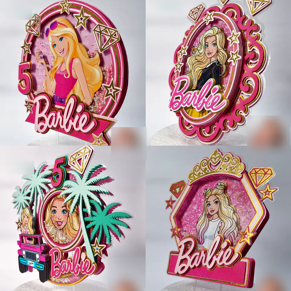 Barbie- Topo de Bolo   1