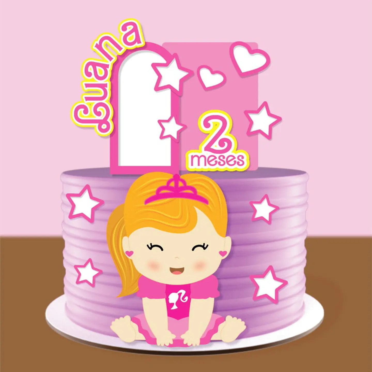 Barbie- Topo de Bolo  1