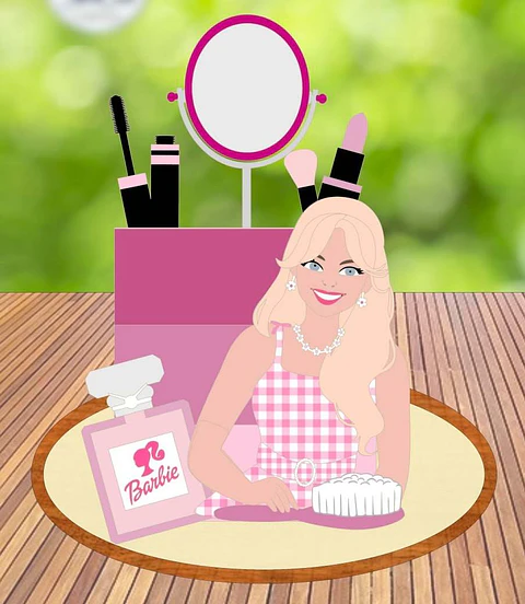 Barbie- Topo de Bolo 