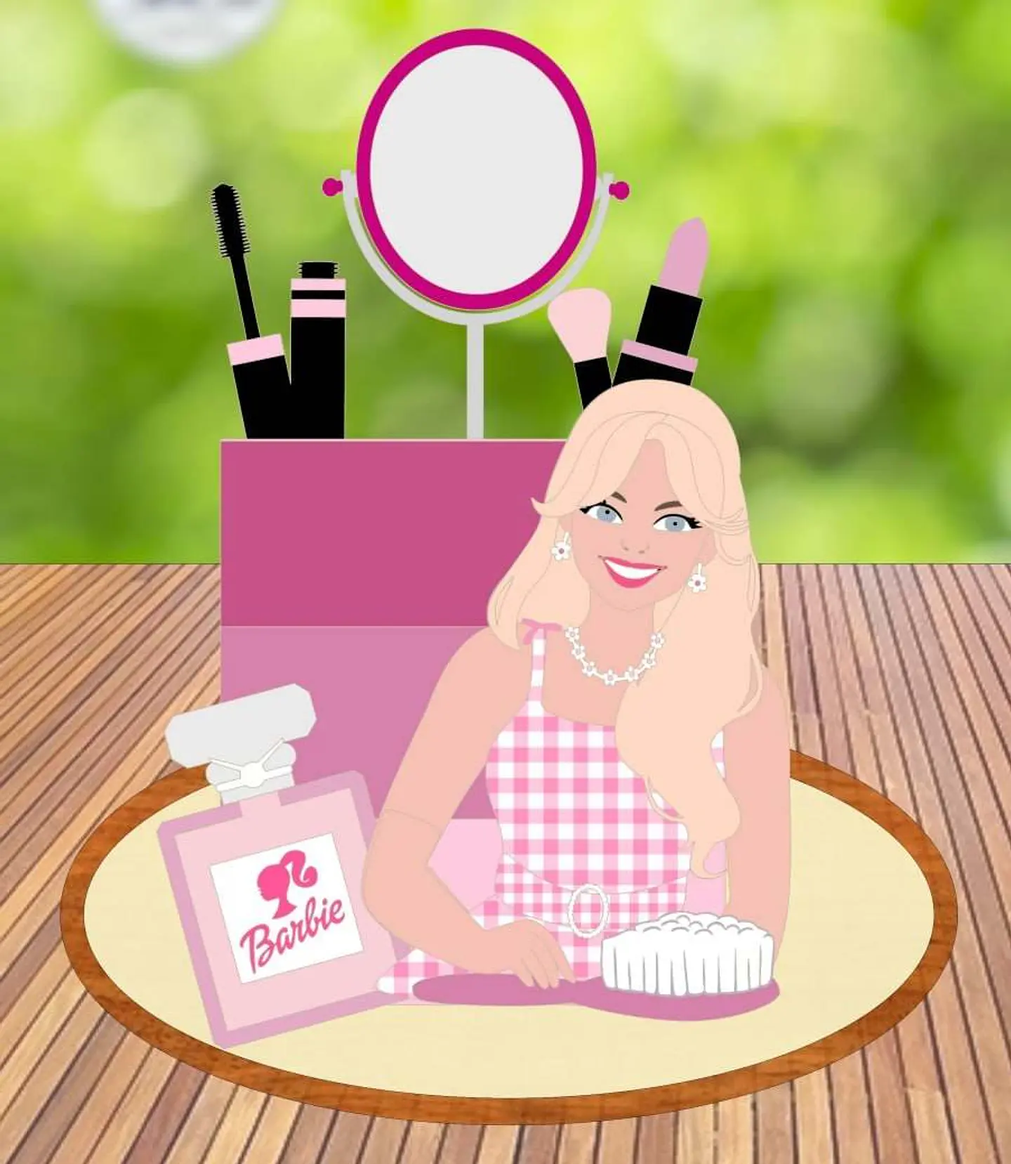 Barbie- Topo de Bolo  1