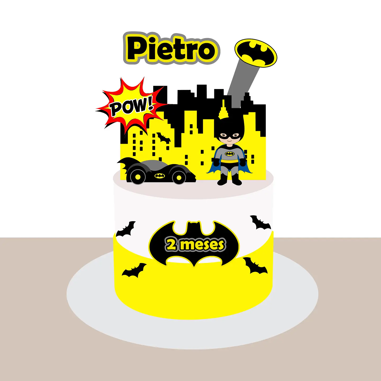Batman- Topo de Bolo 1