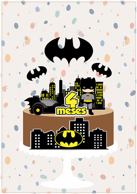 Batman- Topo de Bolo