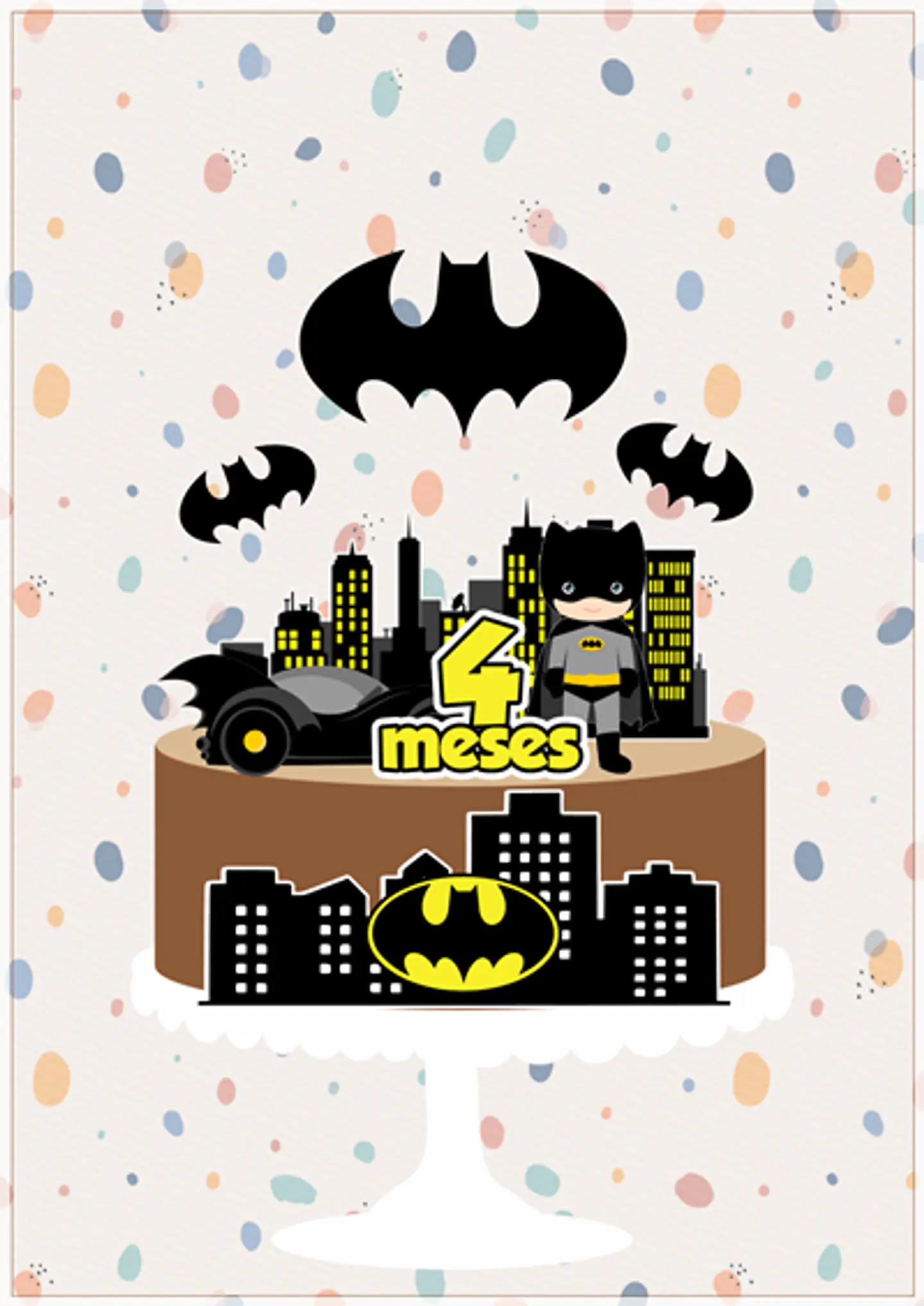 Batman- Topo de Bolo 1
