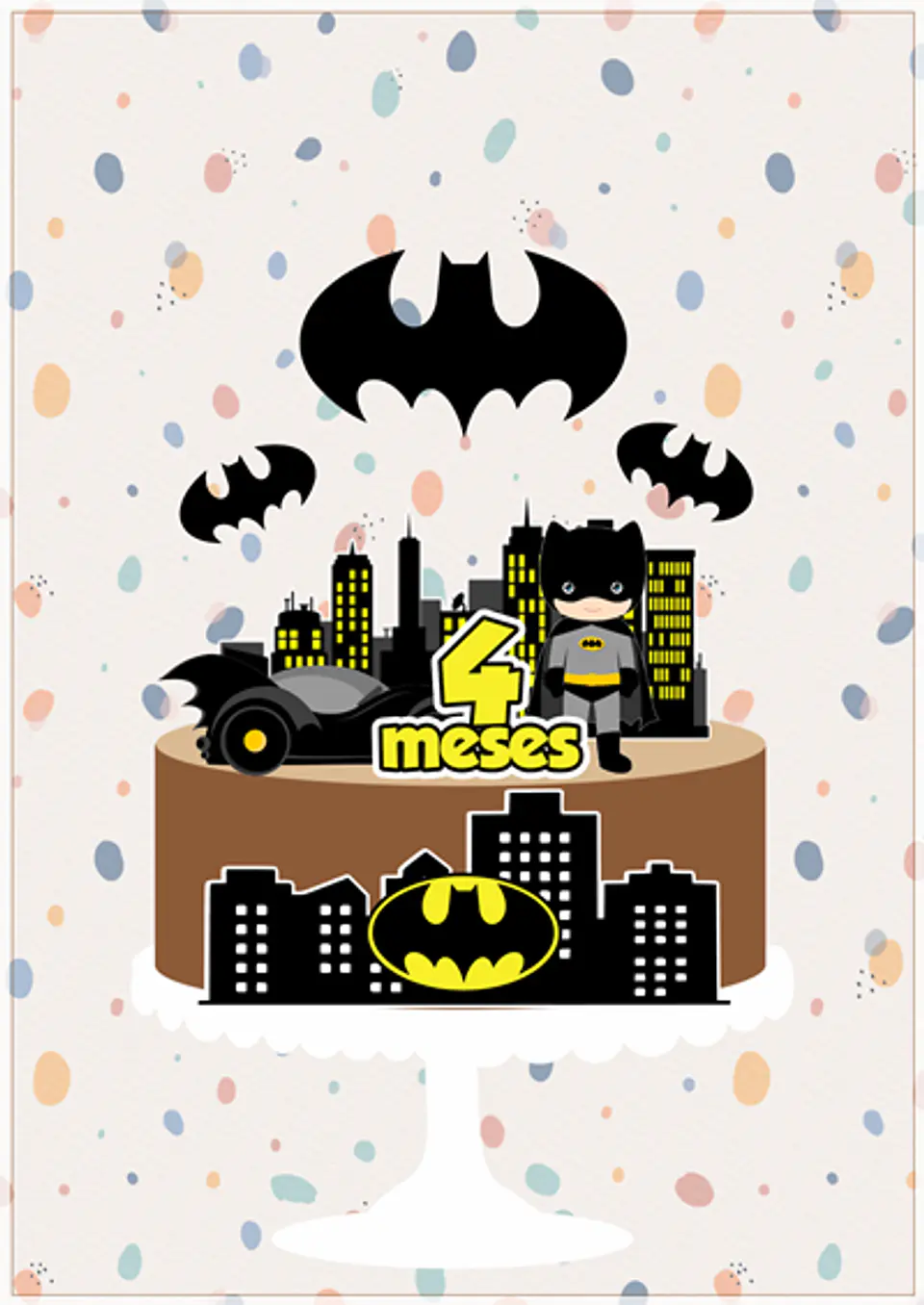 Batman- Topo de Bolo 1