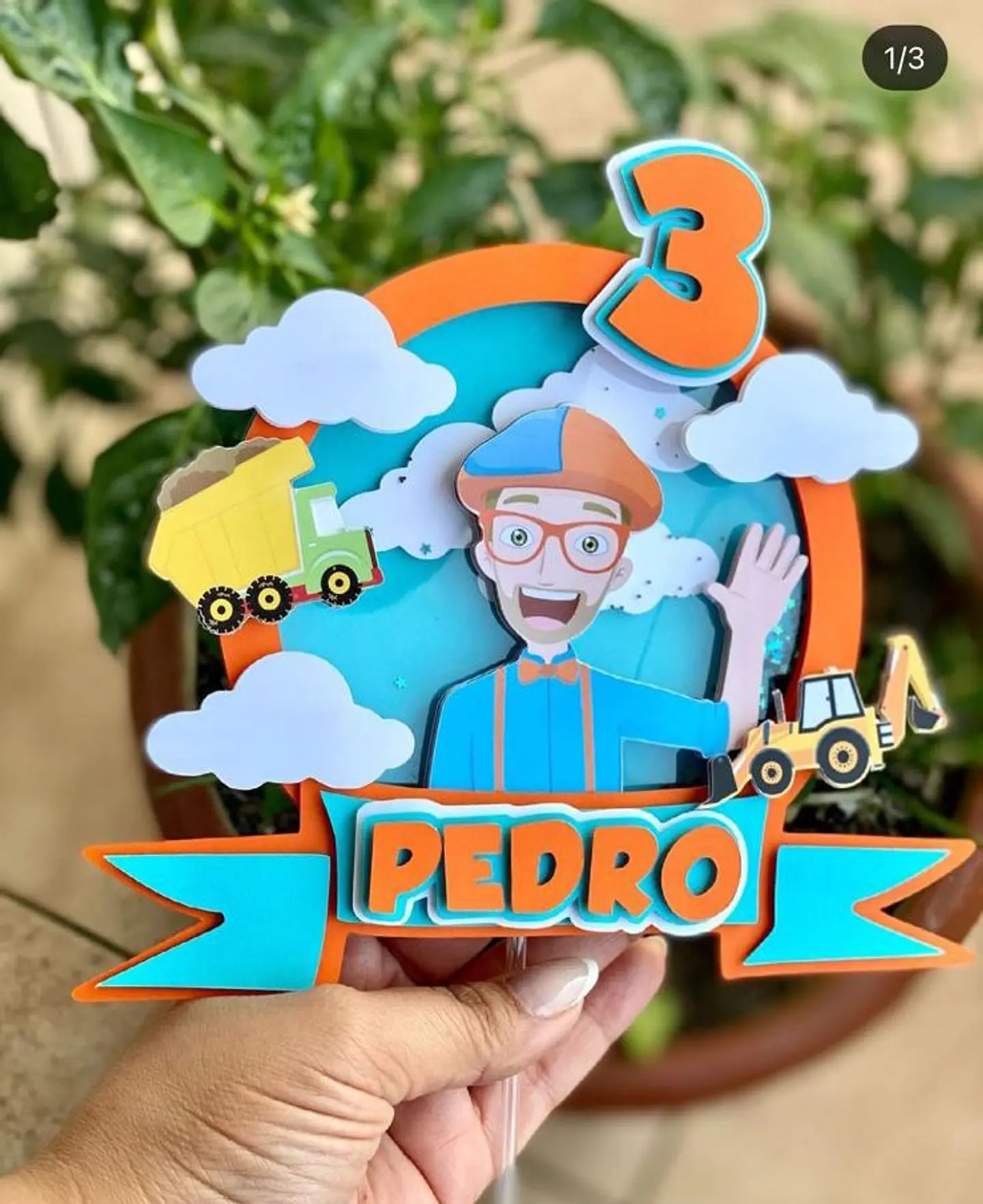 Blippi- Topo de Bolo    1