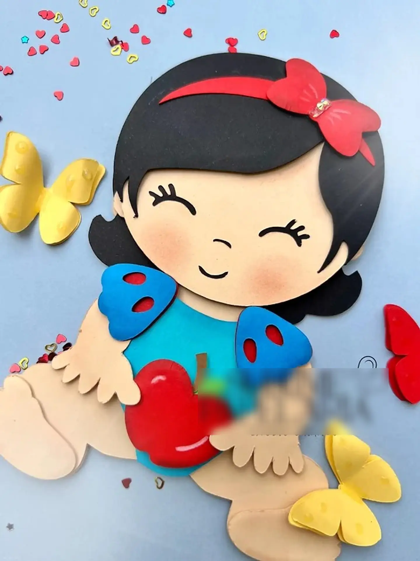 Branca de Neve- Topo de Bolo 1