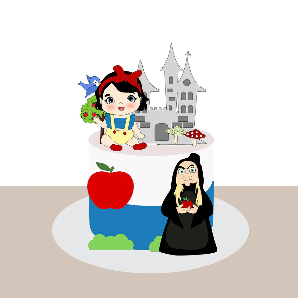 Branca de Neve- Topo de Bolo   1