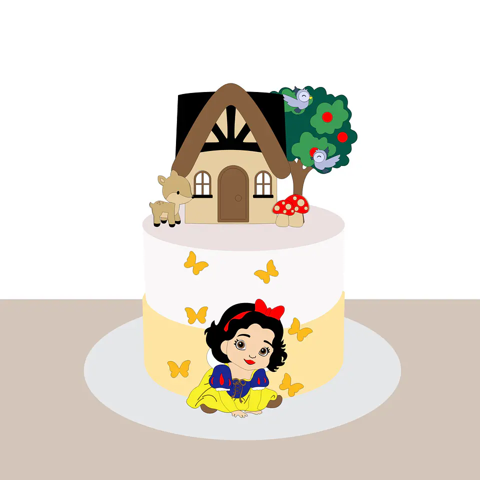Branca de Neve- Topo de Bolo     1