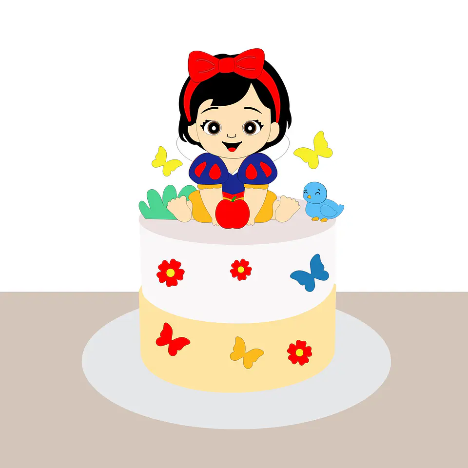 Branca de Neve- Topo de Bolo   1