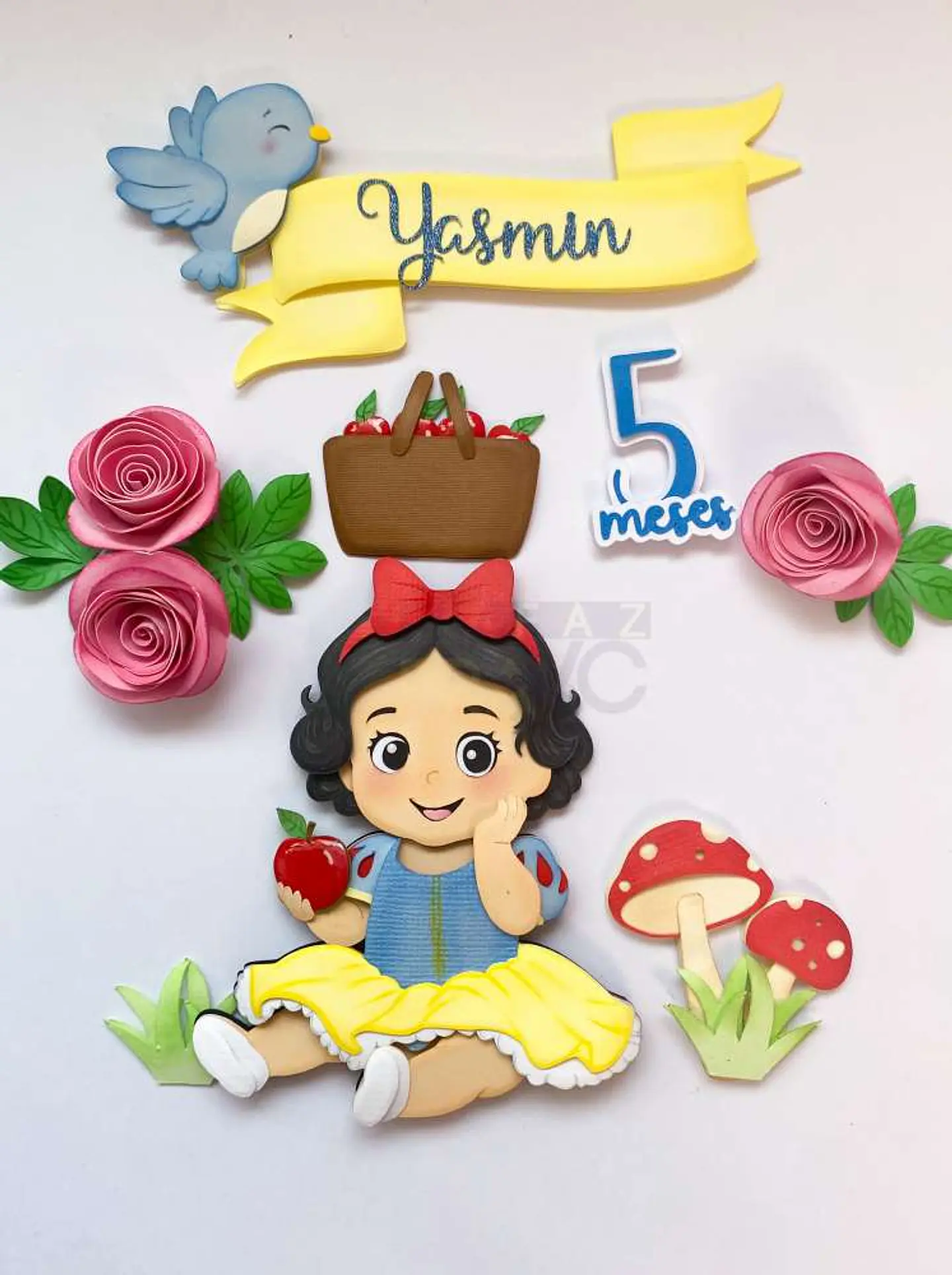 Branca de Neve- Topo de Bolo   1