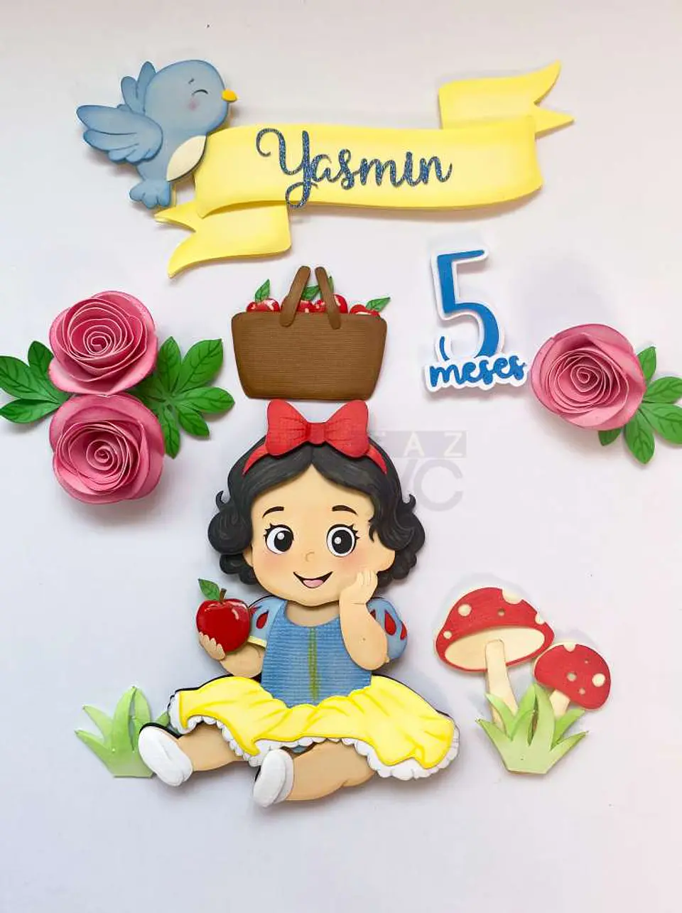 Branca de Neve- Topo de Bolo   1