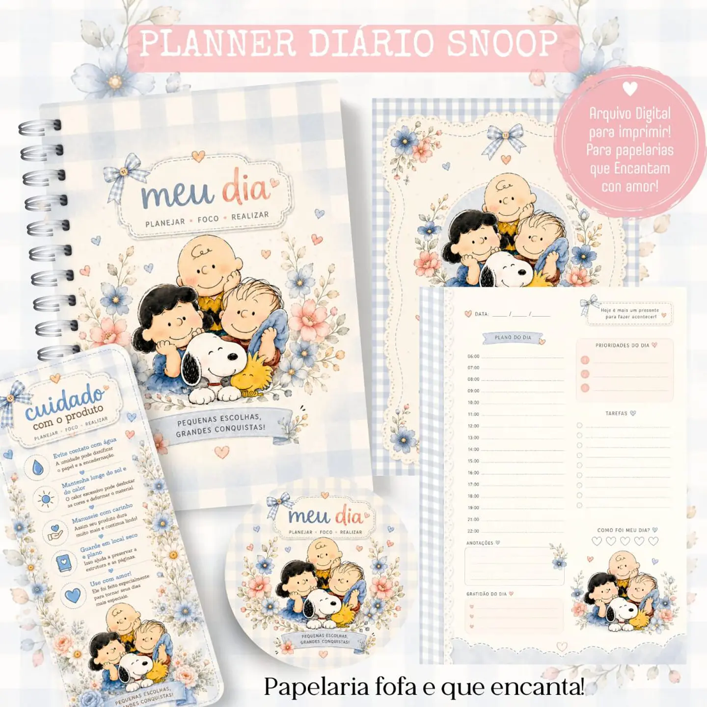 6 Agendas 2027 e Permanente - Floral Encanto 1