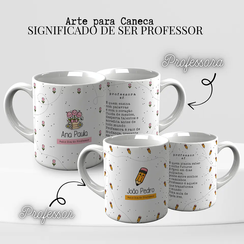 Canecas Dia dos Professores - Sublimação 1
