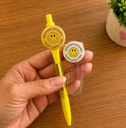 Kit Bottons - Setembro Amarelo