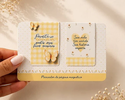 Marca Páginas - Setembro Amarelo