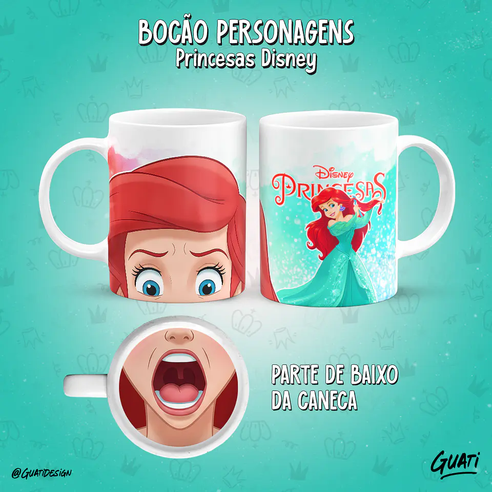 Bocão Princesas - Canecas 2