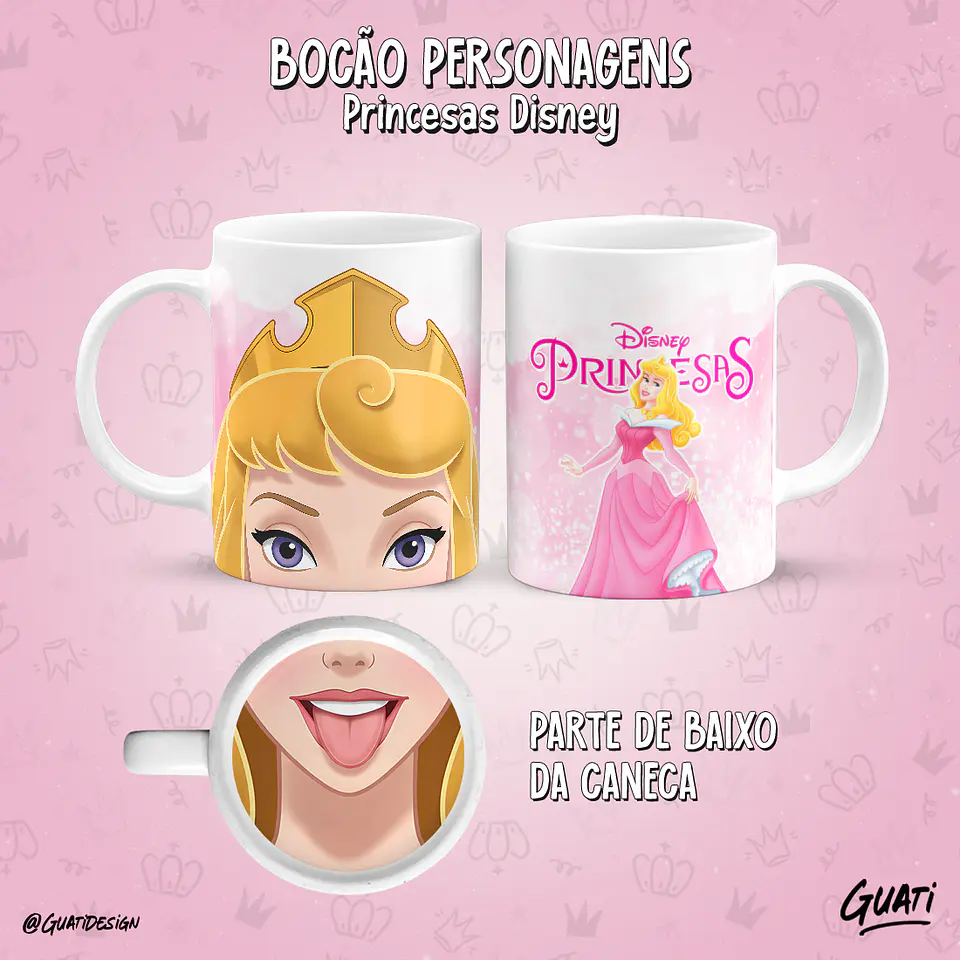 Bocão Princesas - Canecas 1