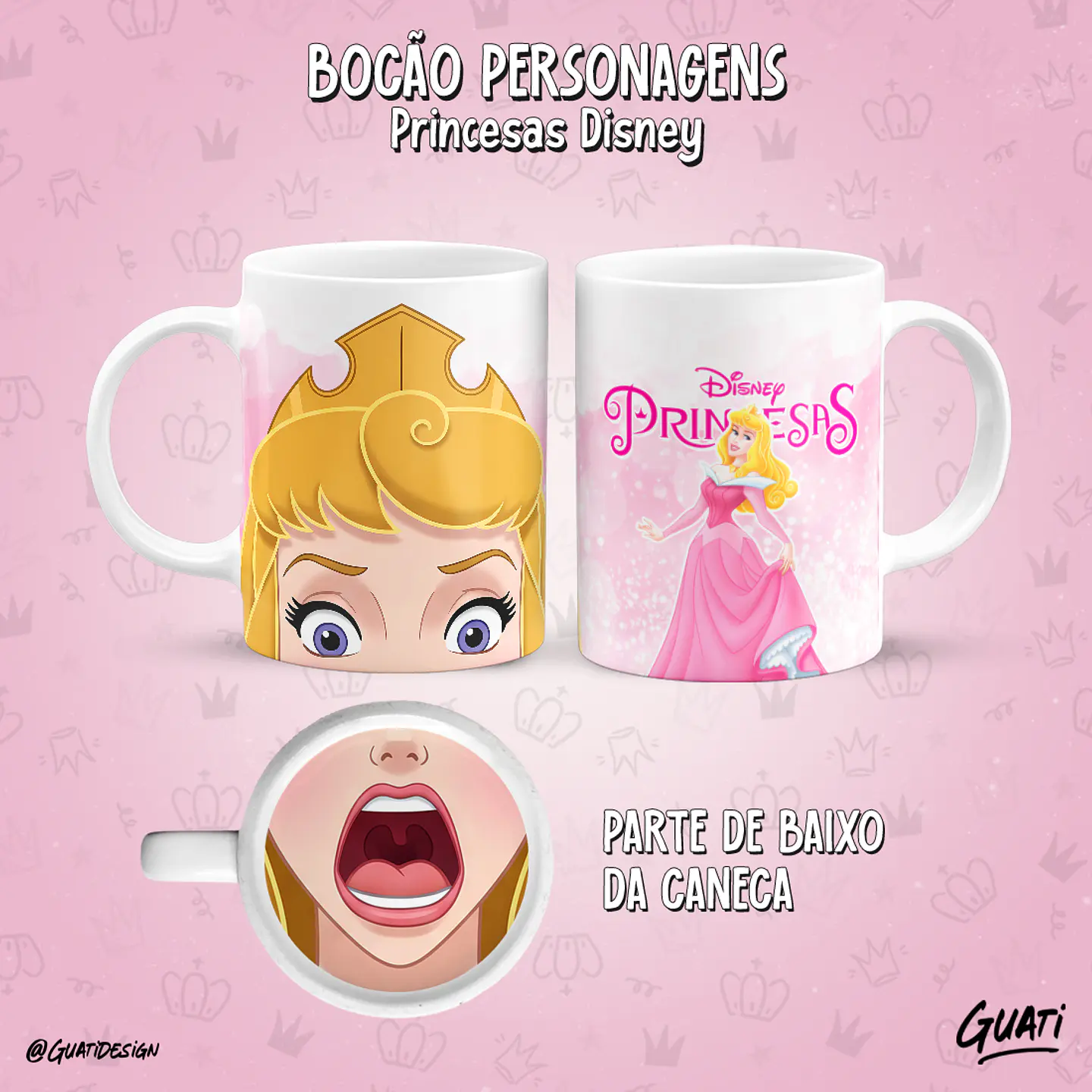 Bocão Princesas - Canecas 4