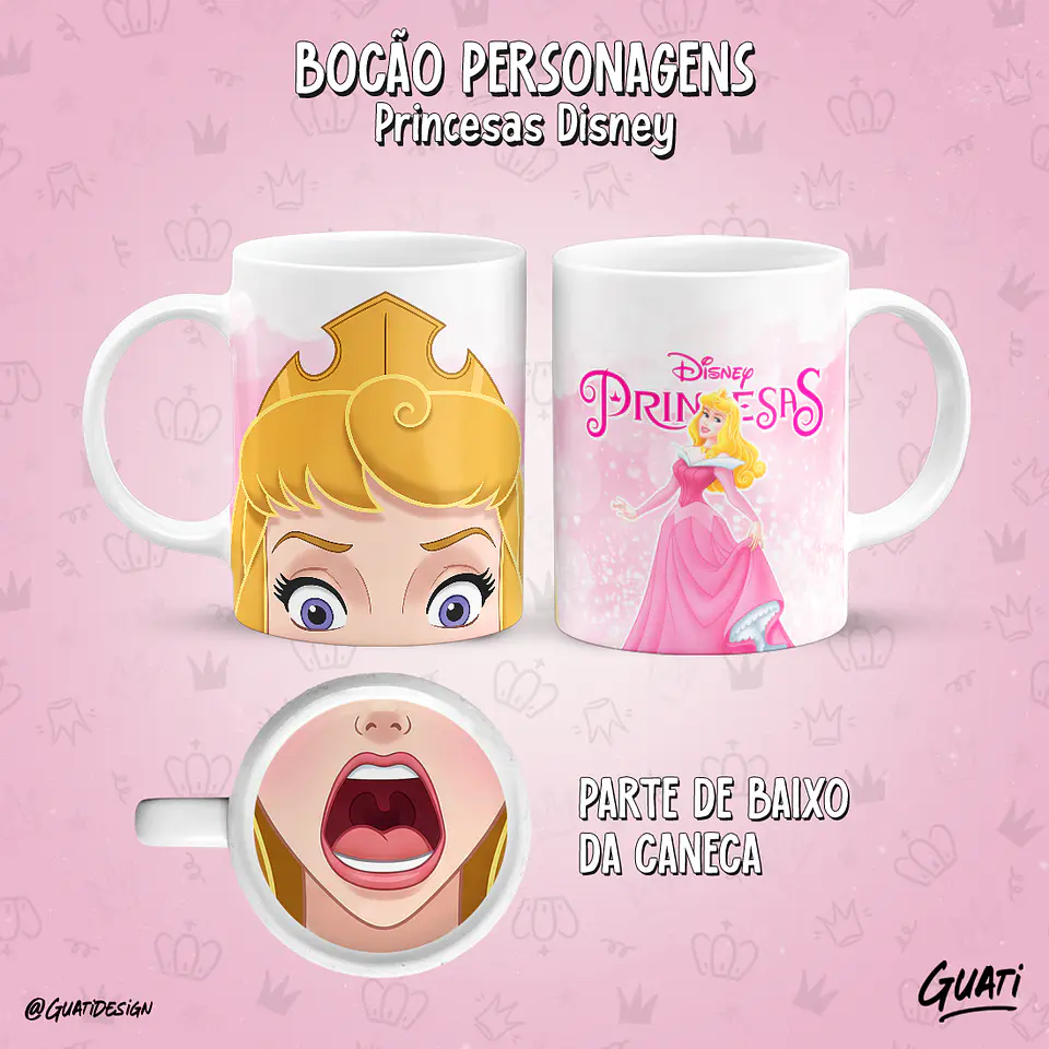 Bocão Princesas - Canecas 4
