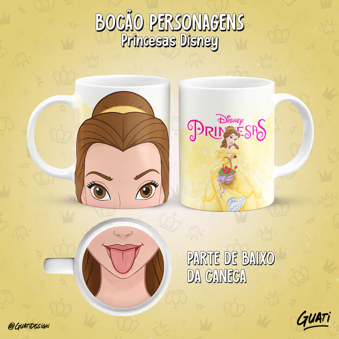 Bocão Princesas - Canecas 5