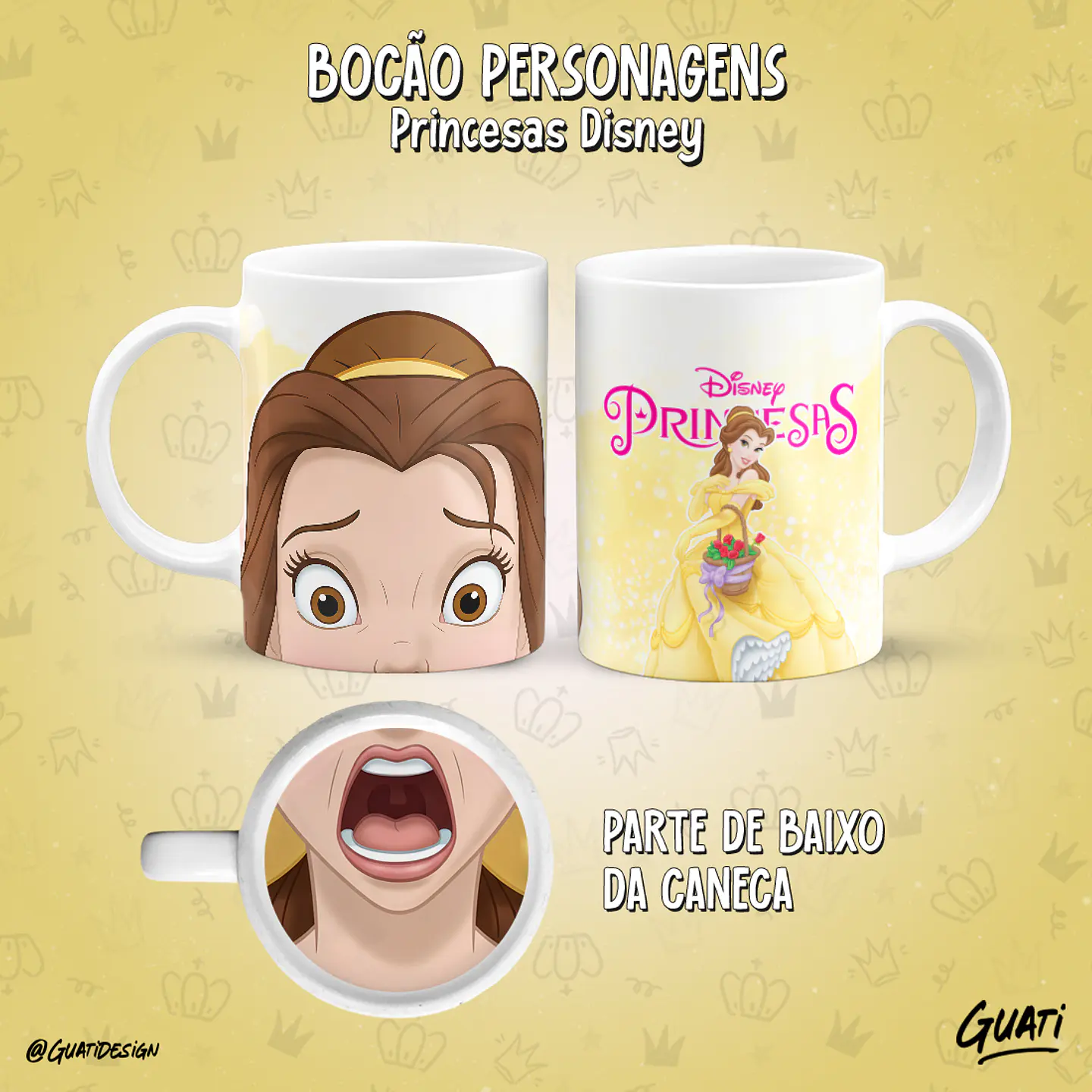 Bocão Princesas - Canecas 6