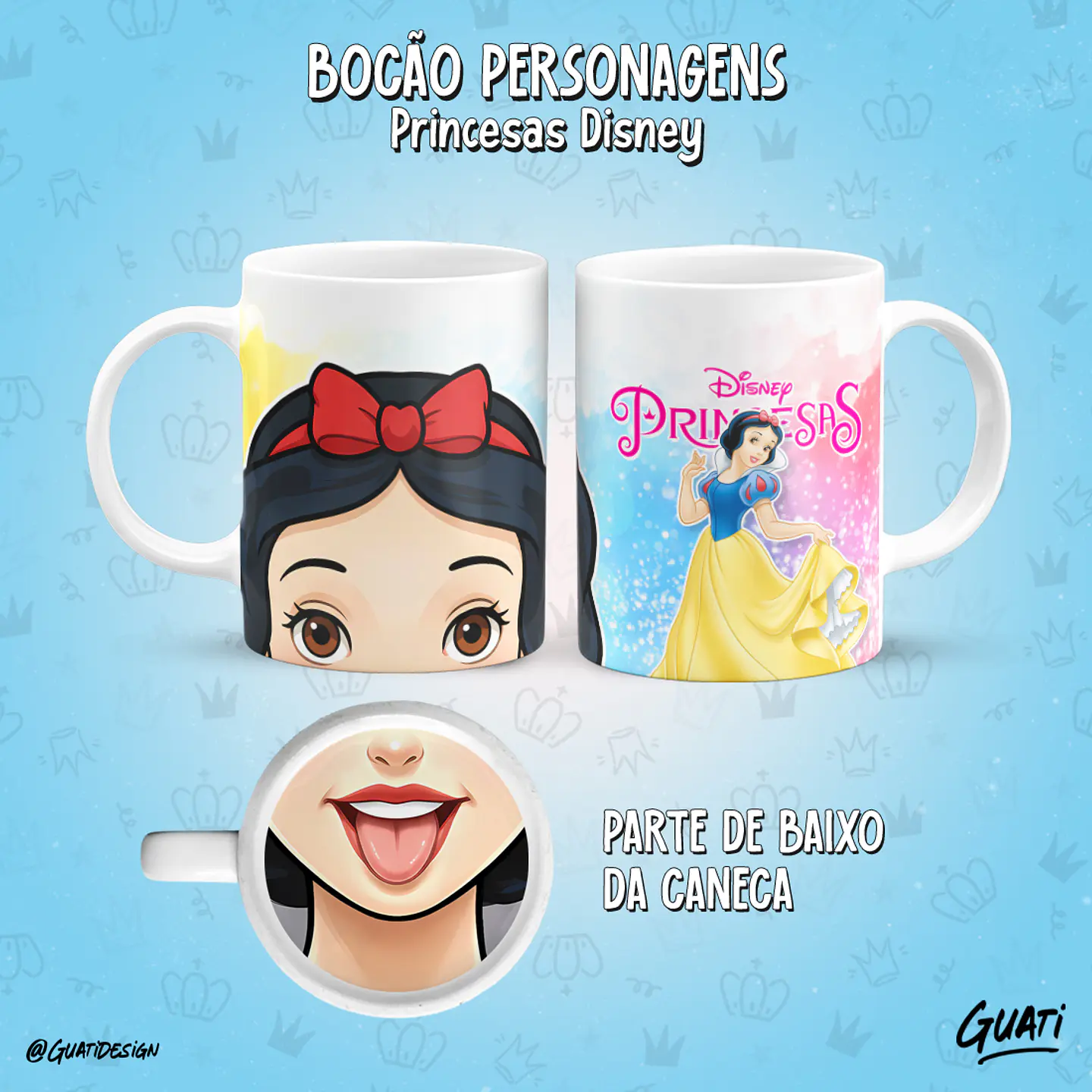 Bocão Princesas - Canecas 8