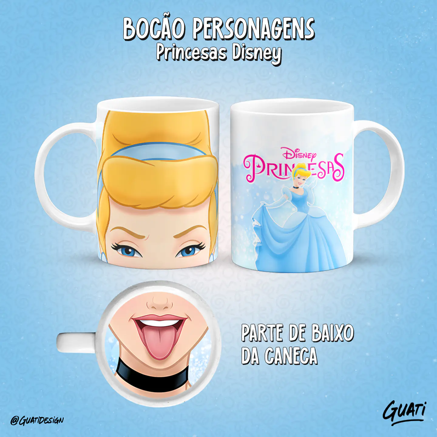 Bocão Princesas - Canecas 10