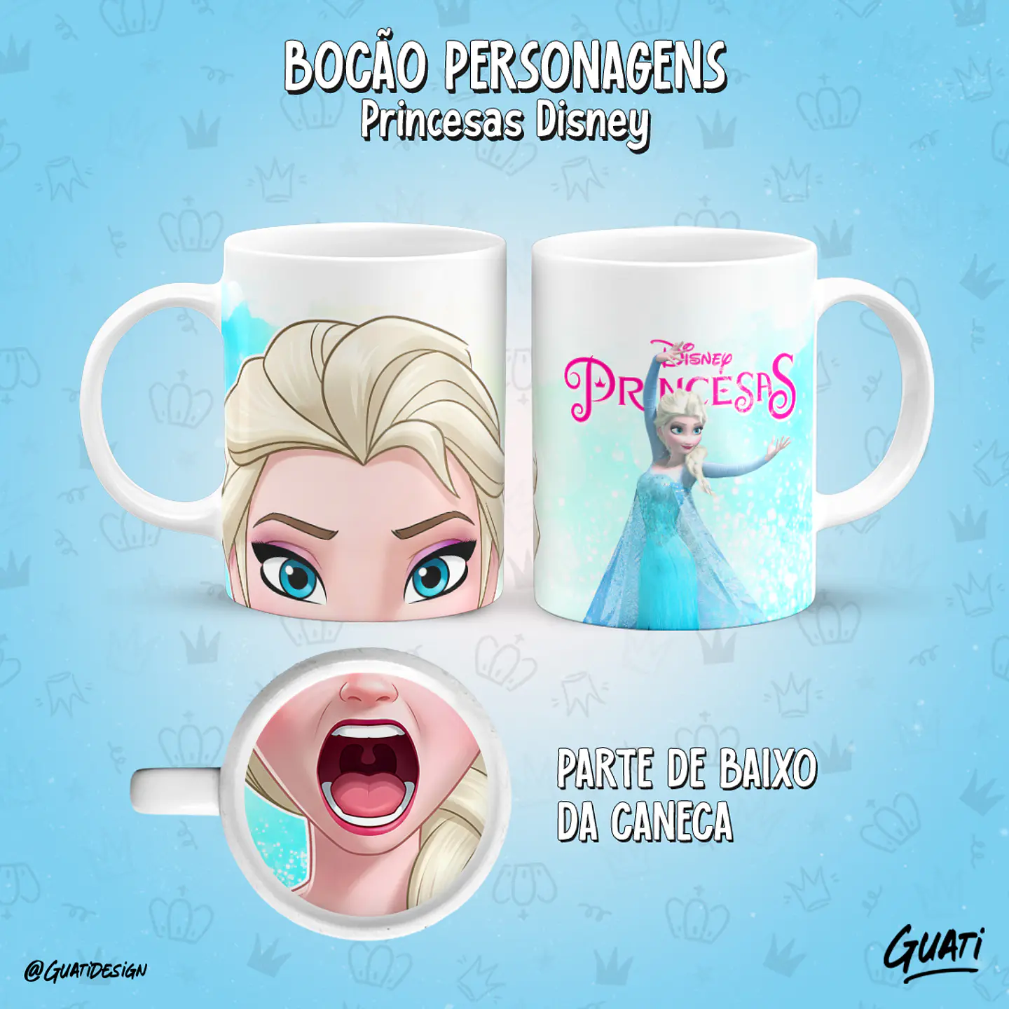 Bocão Princesas - Canecas 11