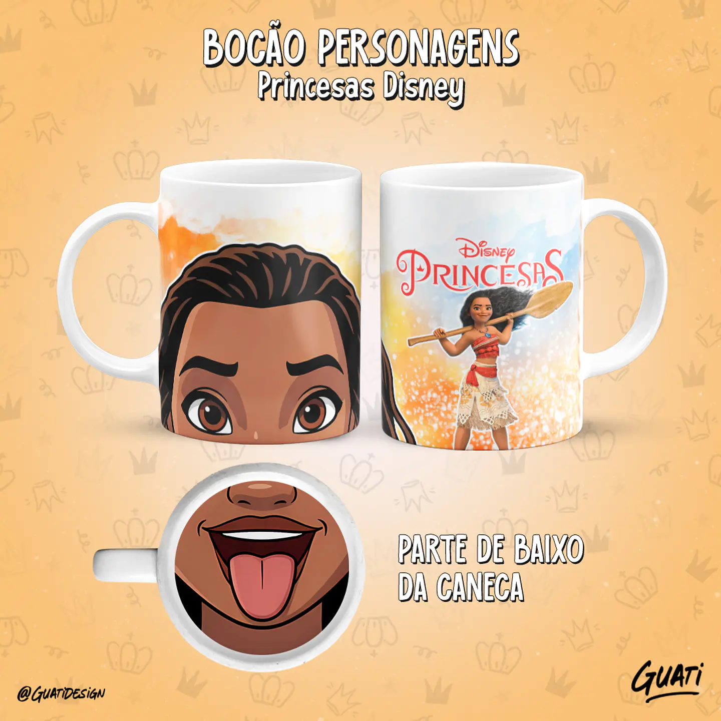 Bocão Princesas - Canecas 17