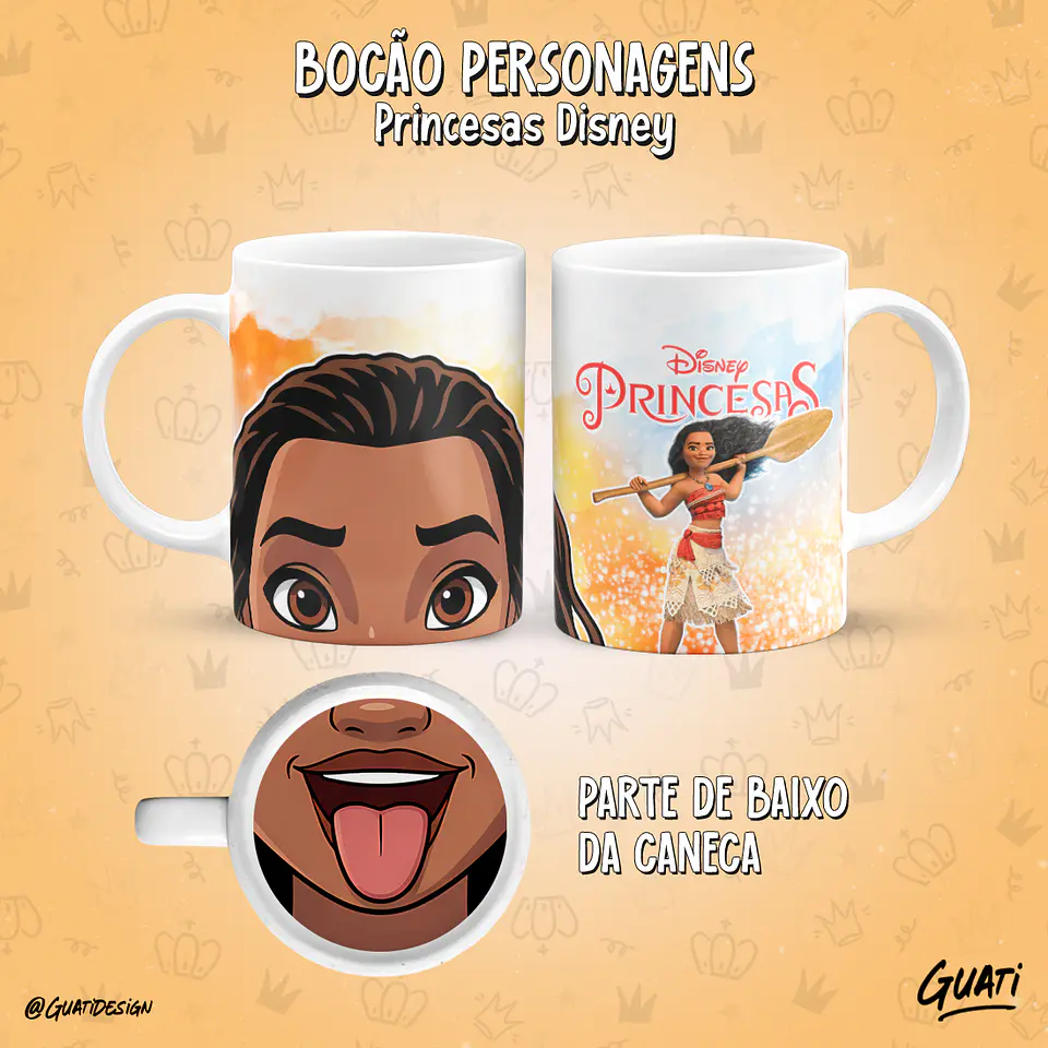 Bocão Princesas - Canecas 17