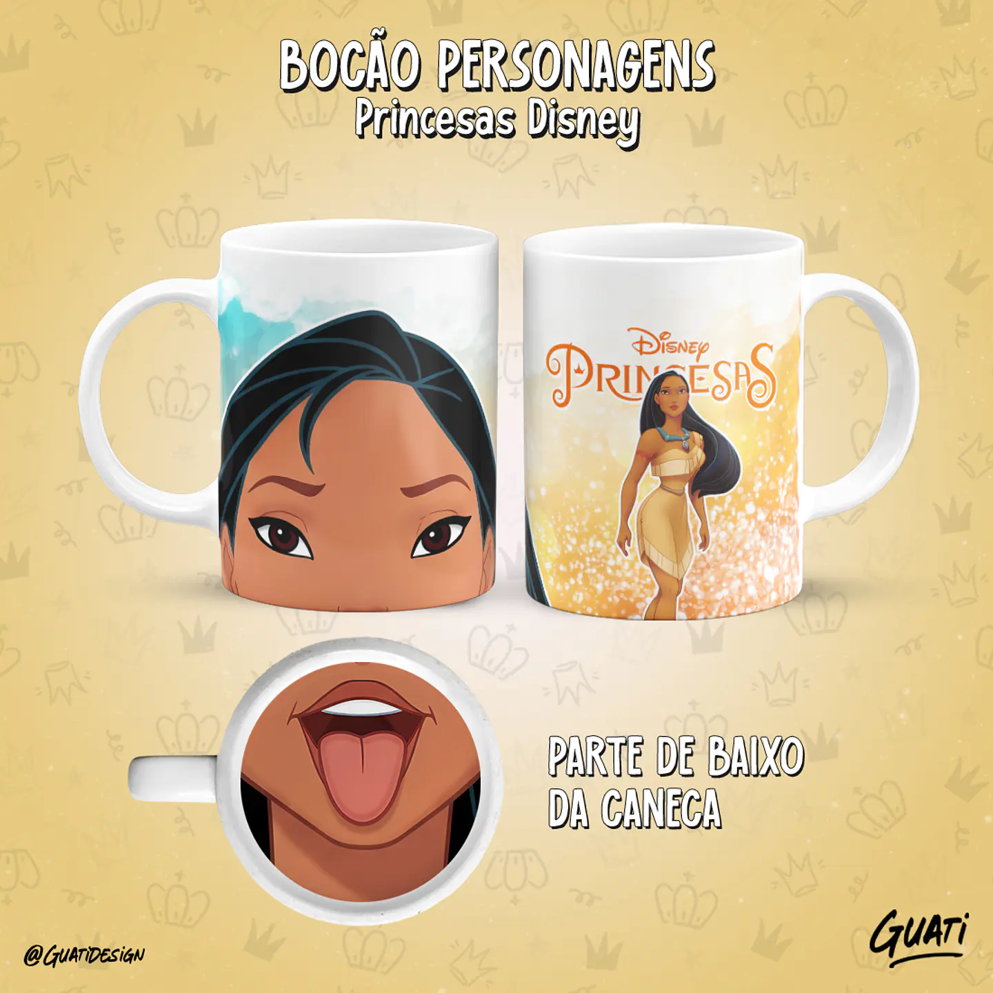 Bocão Princesas - Canecas 21