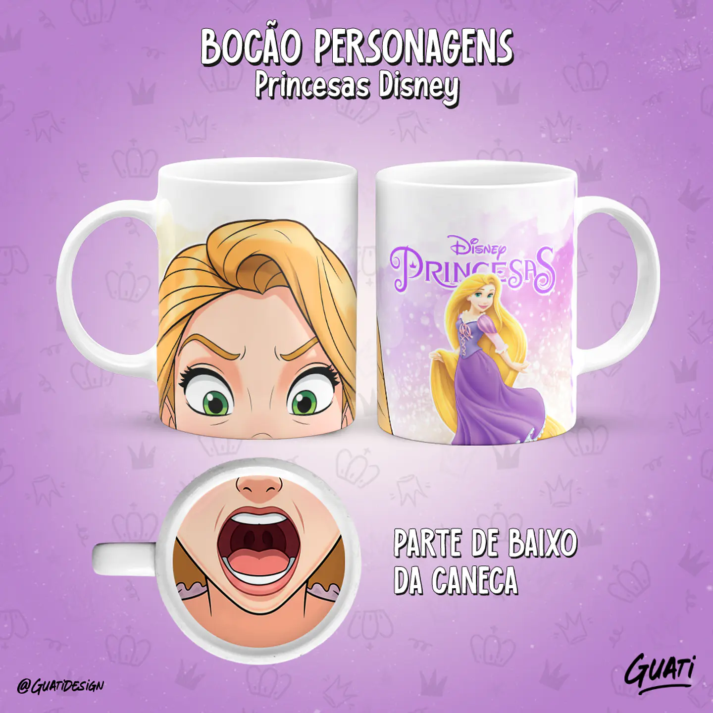 Bocão Princesas - Canecas 24