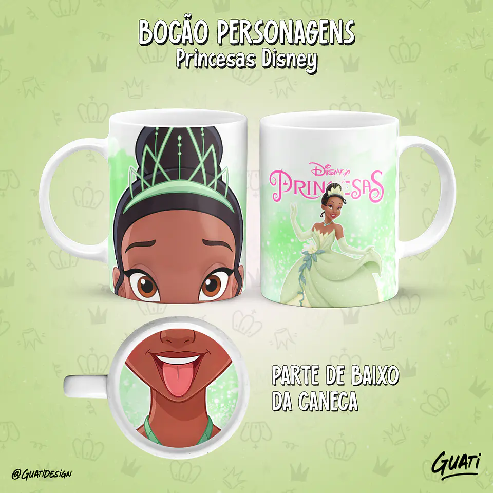 Bocão Princesas - Canecas 25