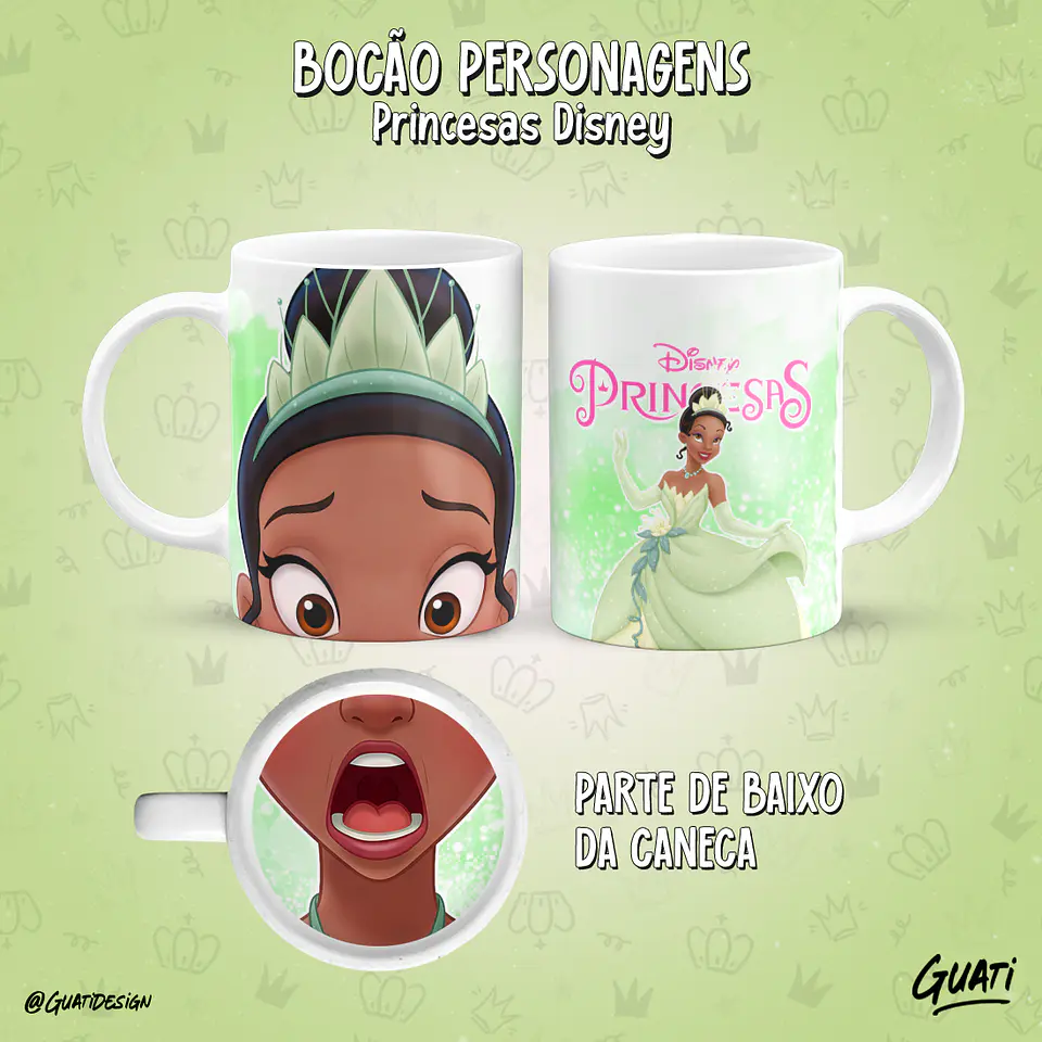 Bocão Princesas - Canecas 26