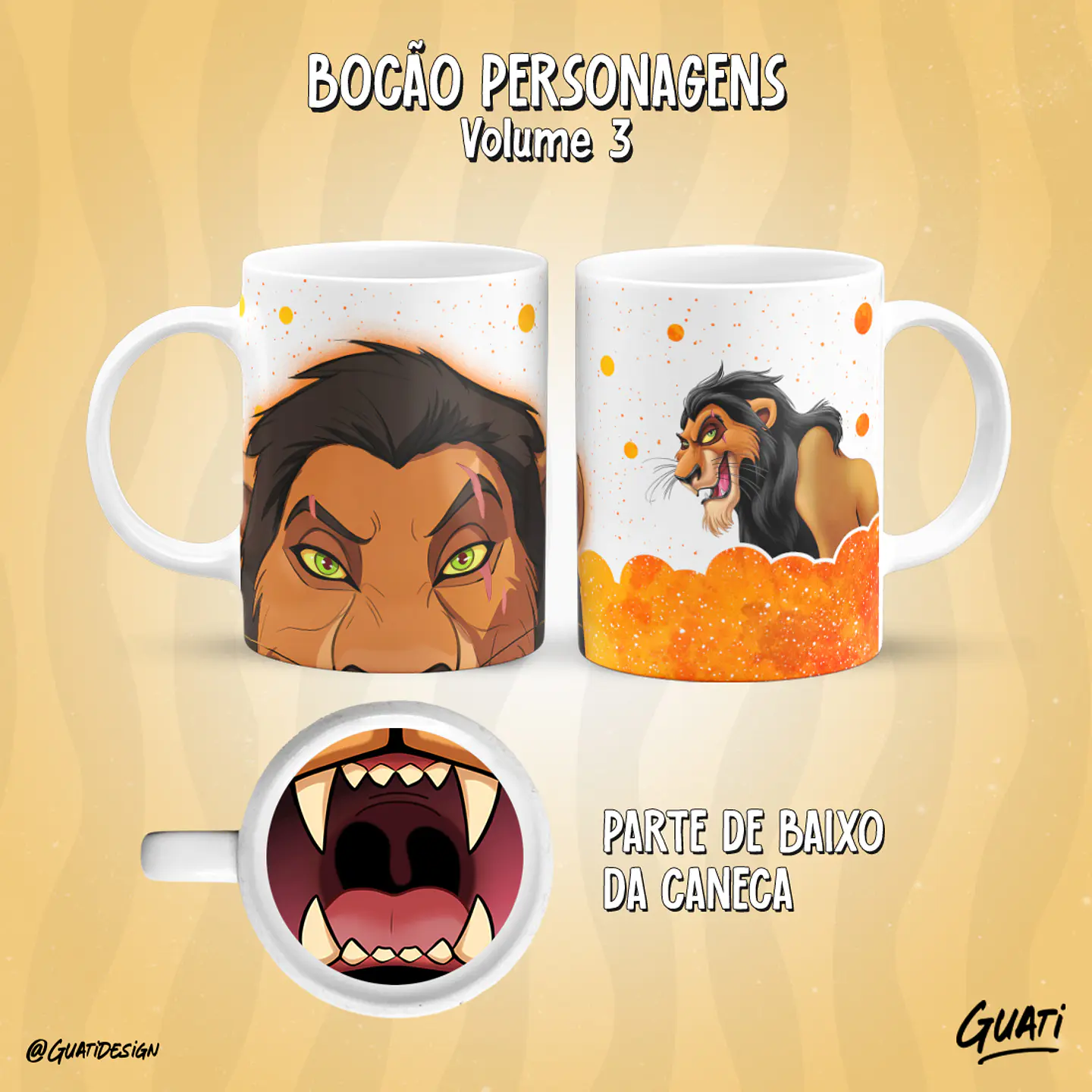 Bocão Personagens Vol. 3 - Canecas 13