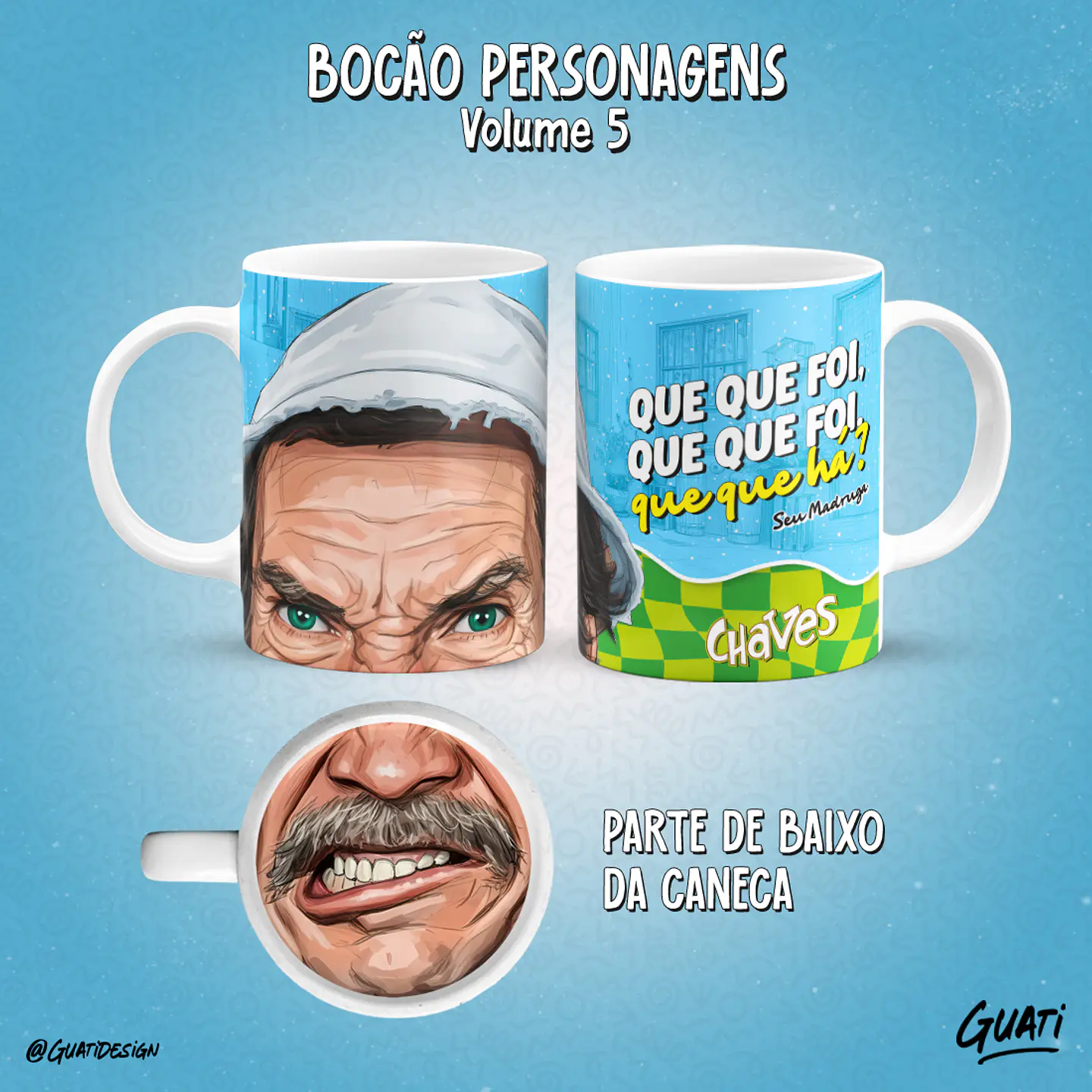 Bocão Personagens Vol. 6 - Canecas 13