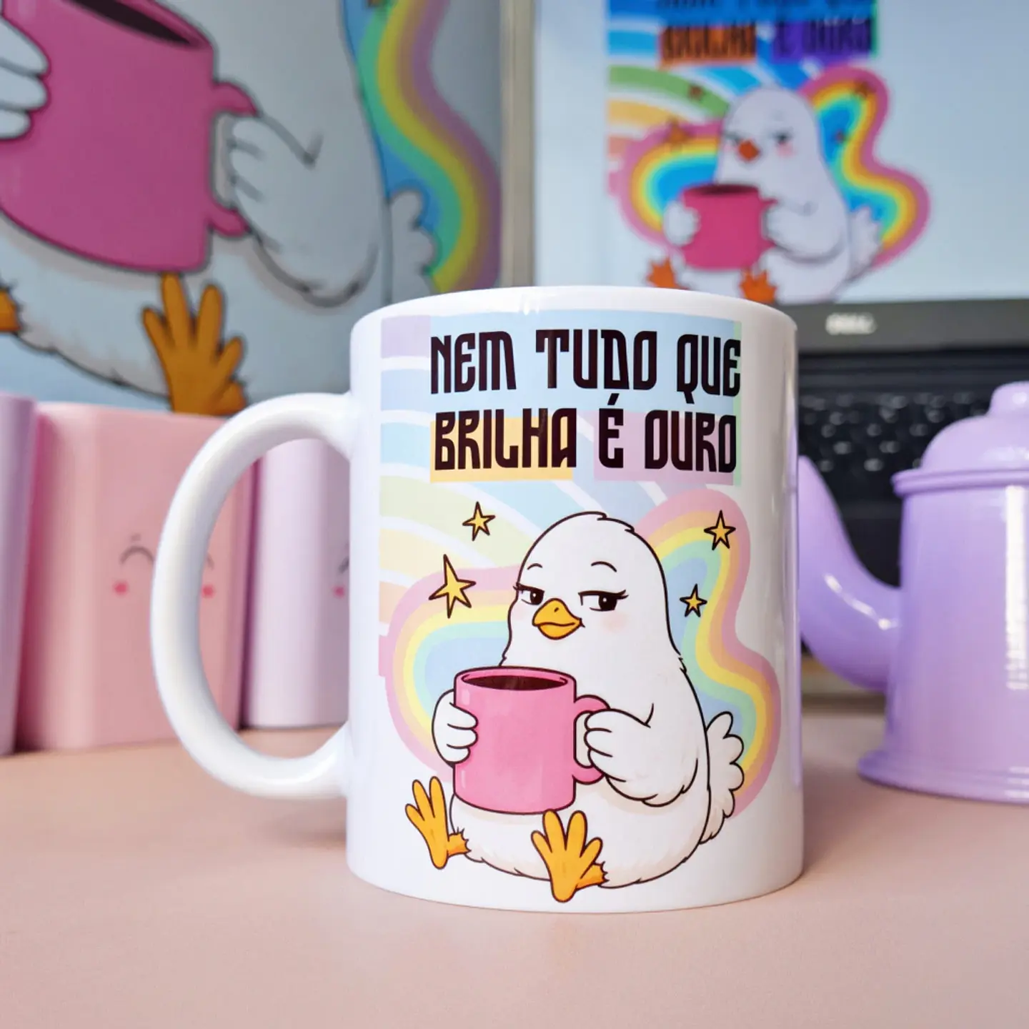 Nem tudo que brilha é ouro - Canecas 1