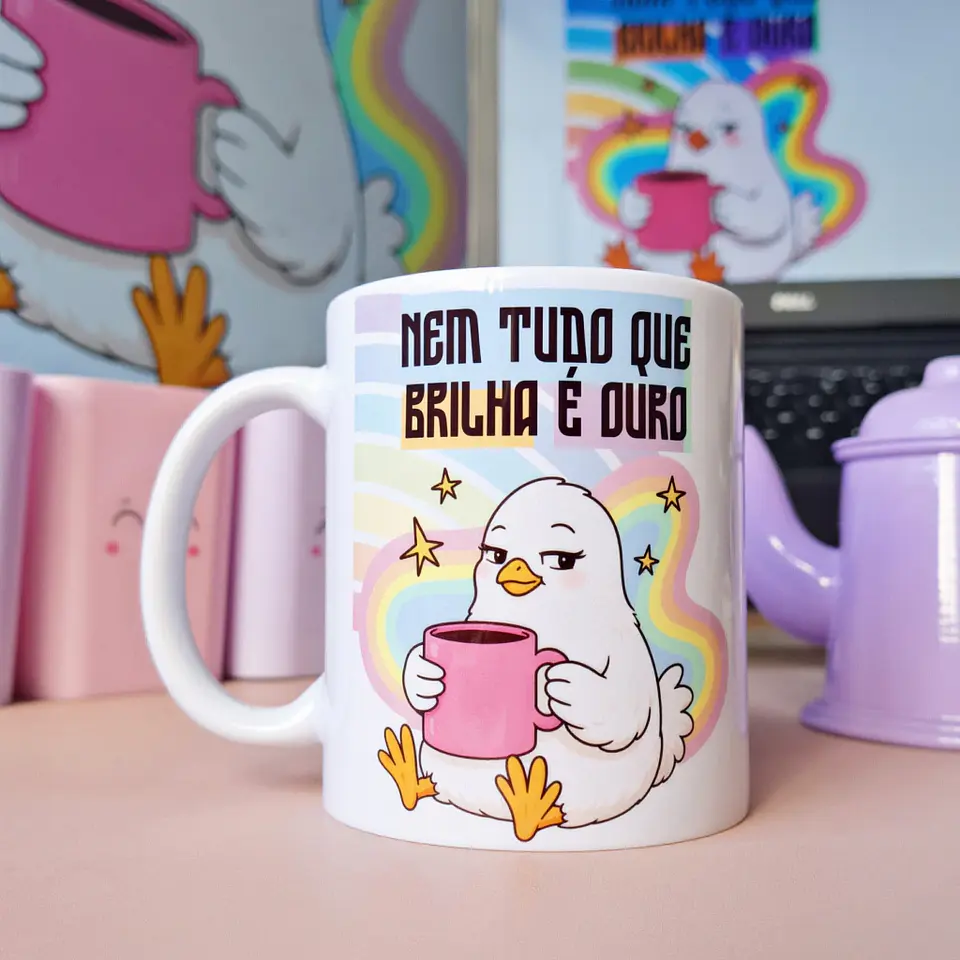 Nem tudo que brilha é ouro - Canecas 1