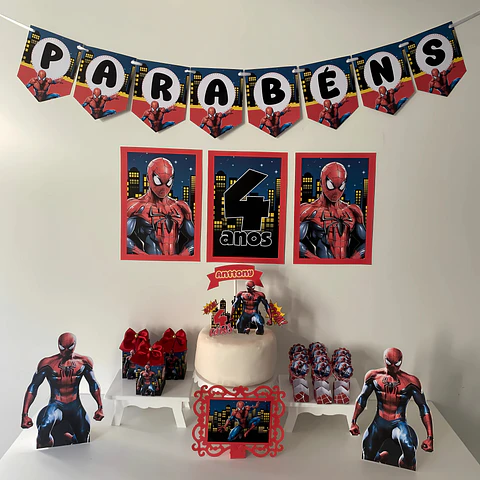 Homem Aranha - Arquivo de Corte / Festa