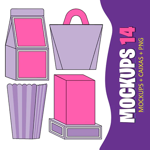 Moldes e Mockups - Arquivo de Corte