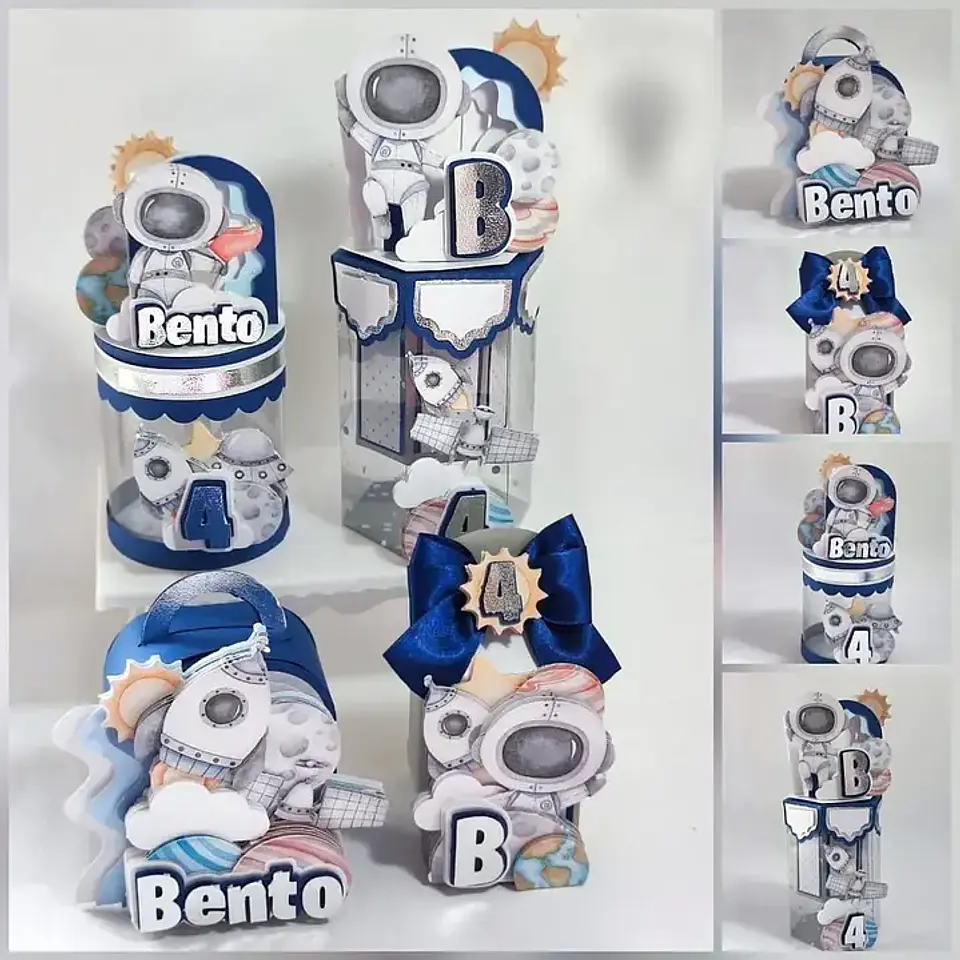 Astronauta Azul e Ciza - Festas 1