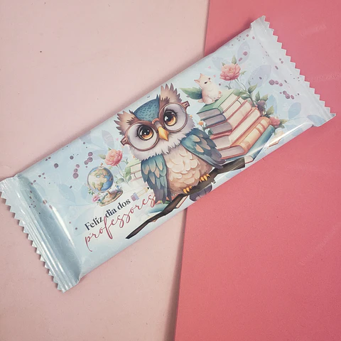 Barra de Chocolate - Dia dos Professores