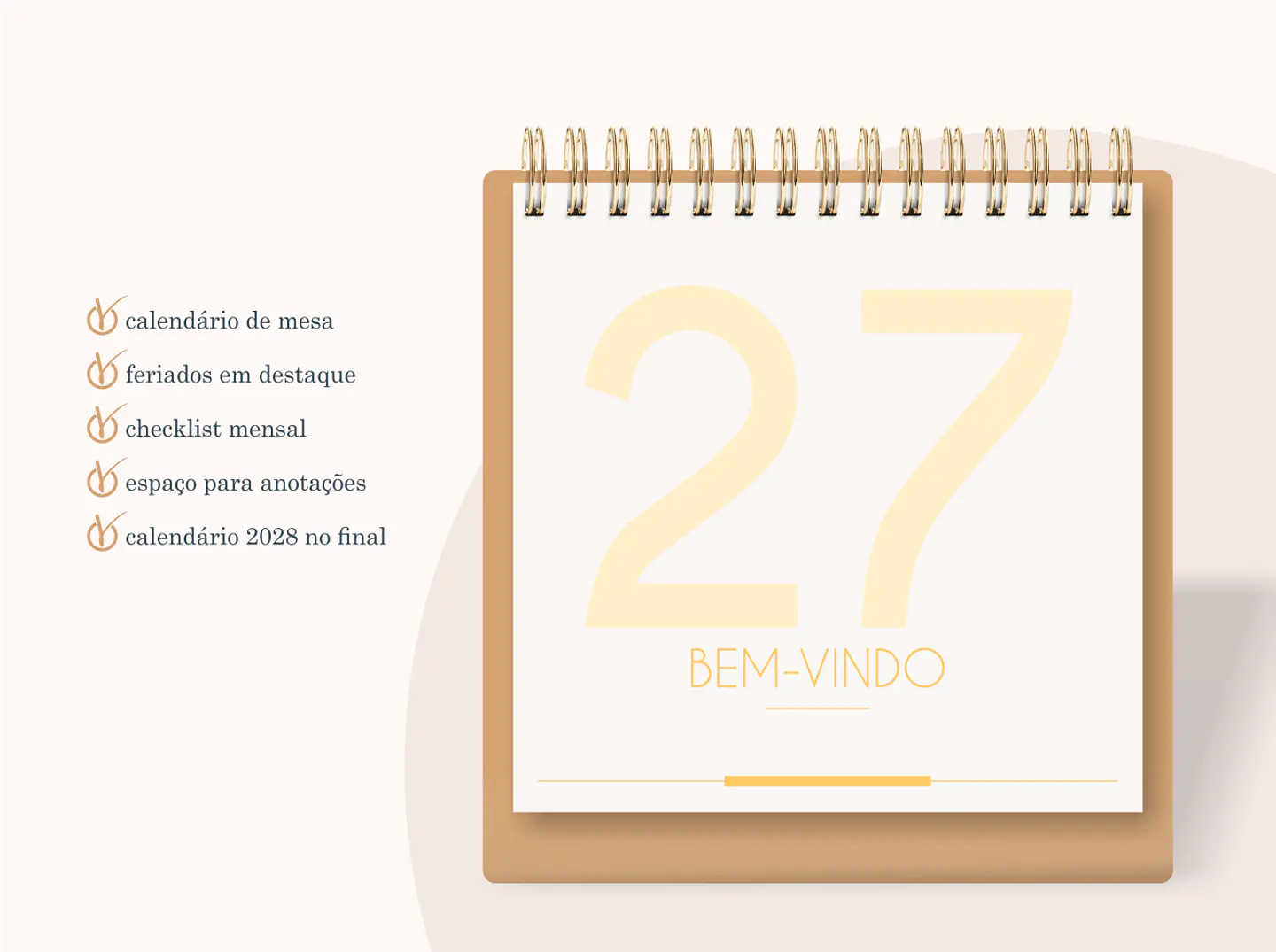 Calendário Pocket 2027 3