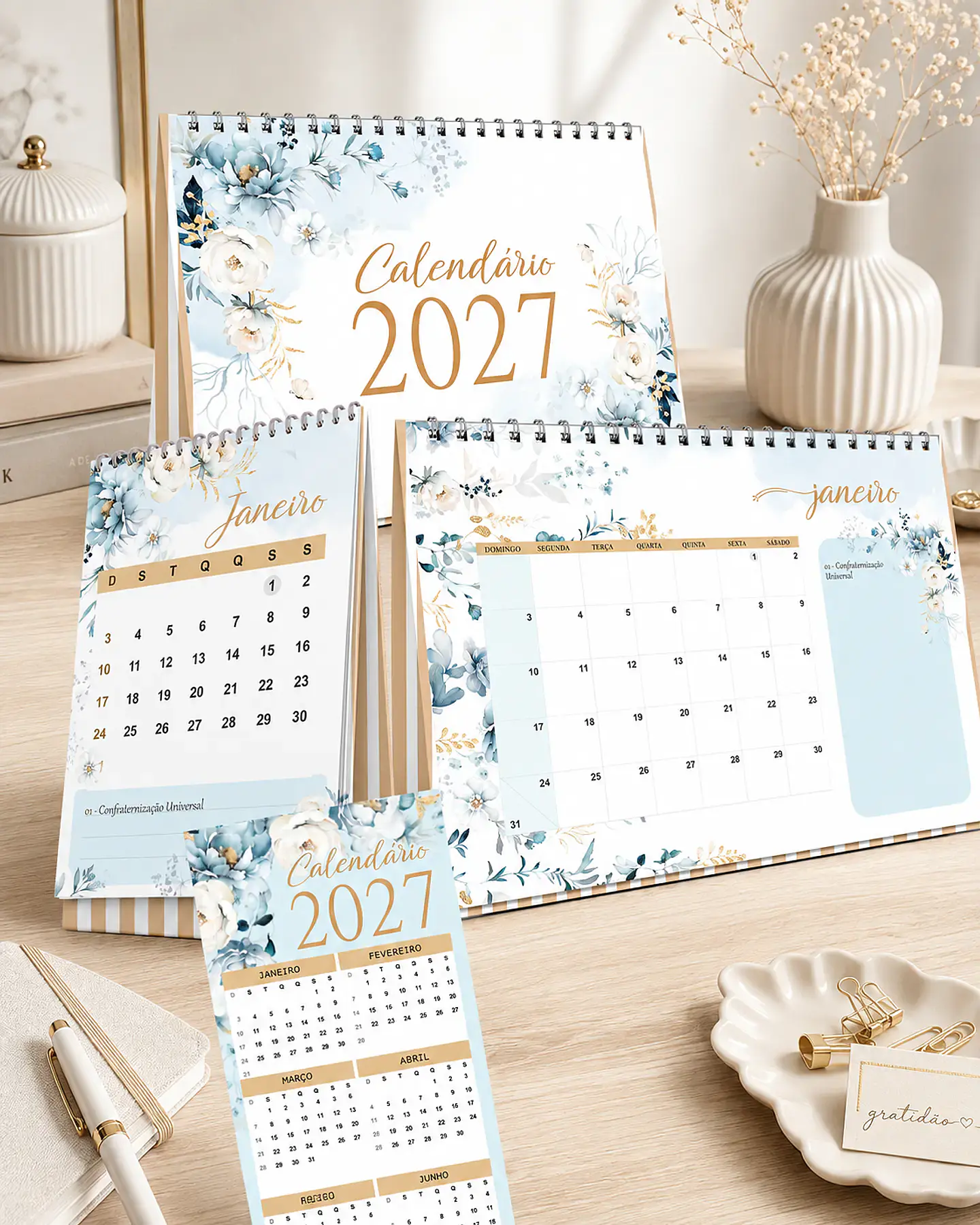 Kit Calendários 2027 1